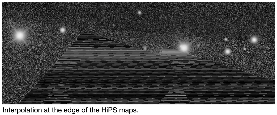 Examples of pixels that have been interpolated over.