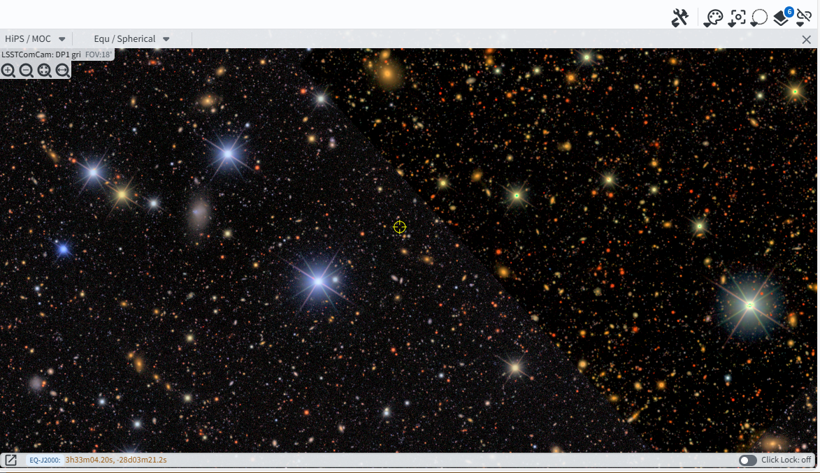 Rubin HiPS Search Results.