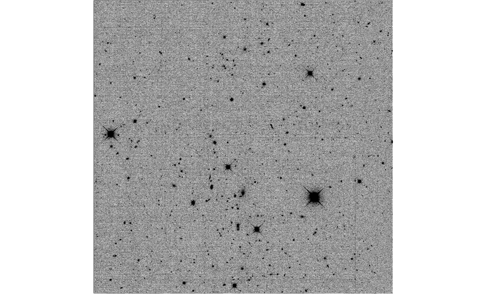 Example of crosshatch pattern in visit images.